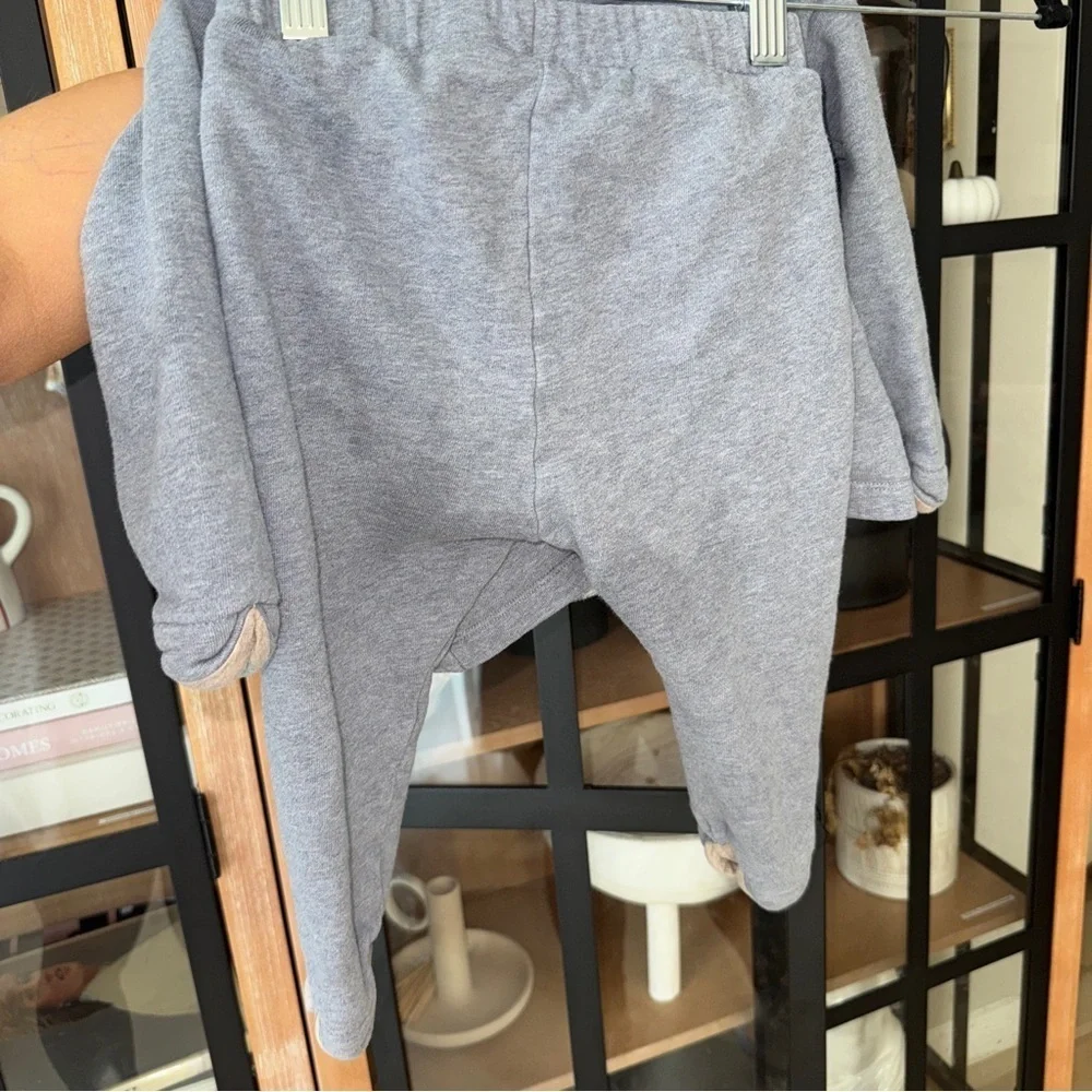 H&M kids hoodie joggers set matching lined sweatshirt neutral unisex pants top